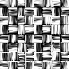 Abstract geometric seamless pattern background black and white vector design modern textile surface repeat art 100