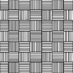 Black and white geometric pattern seamless vector design modern abstract background illustration decorative art print 100