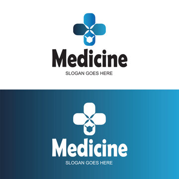 Pharmaceutical Logo Vector Set | Medicine, Health, and Pharmacy Logo Design Collection
