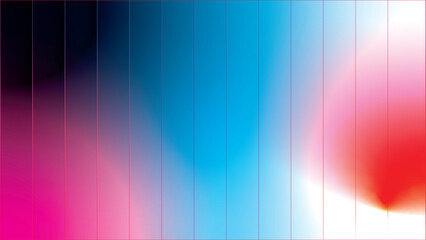 Vibrant geometric rainbow pattern with bright colorful lines and shapes