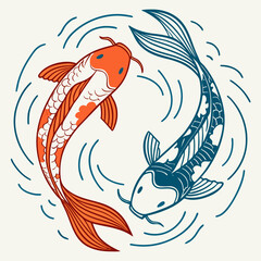  Serene Aquatic Circle Pattern Graphic