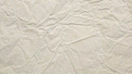 Abstract crumpled and creased recycle paper texture background