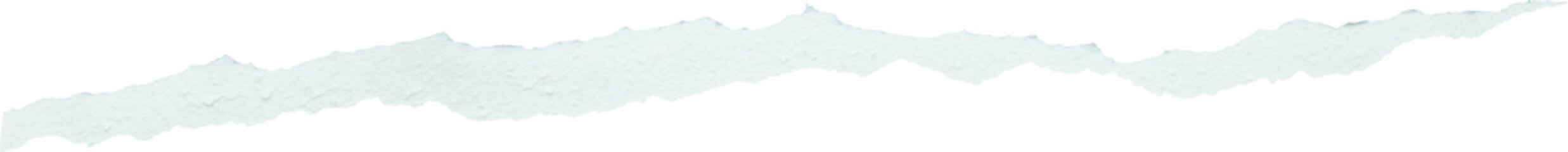 Ripped torn paper edges isolated on black background