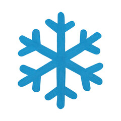 Fototapeta premium PNG Blue snowflake icon design