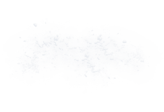 White cold snow explosive bomb for decoration of winter design