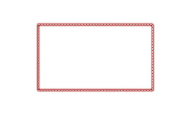 Neon Frame Template – Glowing Red Rectangle