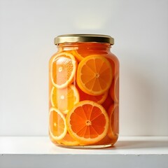 jar of orange jam