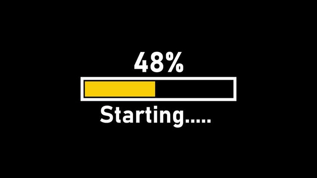 "Installation in progress, please wait as your system prepares new features, enhances performance, updates essential components, and optimizes everything to deliver a faster, transfer  0 to 100 .