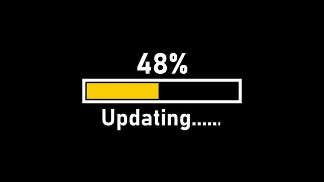 "Installation in progress, please wait as your system prepares new features, enhances performance, updates essential components, and optimizes everything to deliver a faster, transfer  0 to 100 .