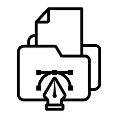 document file Line Icon