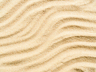 Nature travel background, sand beach close up texture summer desert zen garden coast ocean for vacation, hot tropical scene nature, holiday dune pile dry brown heap