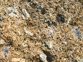 Stone texture background, rock marble brown nature abstract surface close up, grunge kitchen wall floor vintage tiles rough mountain architecture stage, empty template.