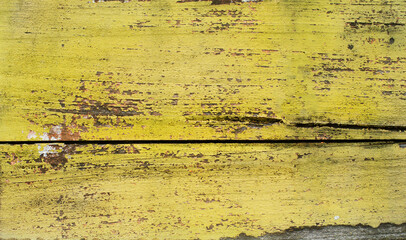 old vintage yellow wood wall background