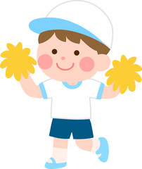 운동하는 어린이