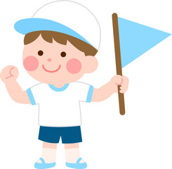 운동하는 어린이