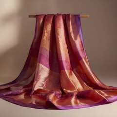 Thai silk fabric Generative Ai