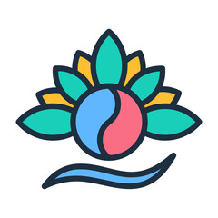 Serenity Icon - Lineal Color