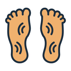 Reflexology Icon - Lineal Color