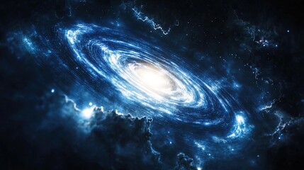 Protoplanetary disk with glowing organic molecules resembling cosmic constellations.
