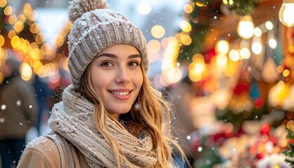 Winter Market Festive Shopping