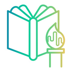 paper Line Gradient Icon