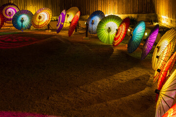 日本の風景・秋　岡山県倉敷市　夜の倉敷美観地区
