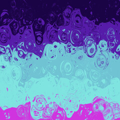 abstract background with flowers and butterflies