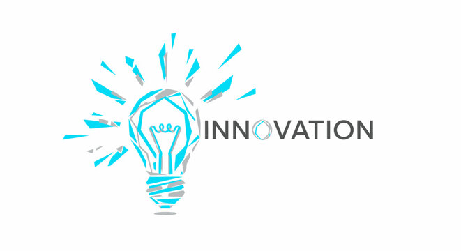 Spark innovation with this modern lightbulb design, ideal for technology, business, or creative concepts needing a fresh, bright, and forward-thinking look