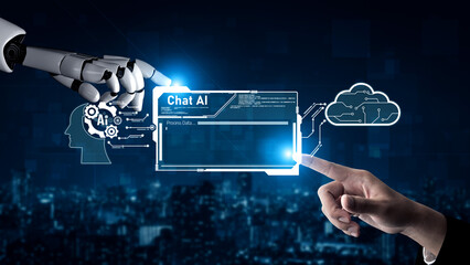 AI Virtual Assistant Artificial Intelligence Chatbot Controlled by Prompt Engineering for...