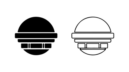 Burger icon with transparent background