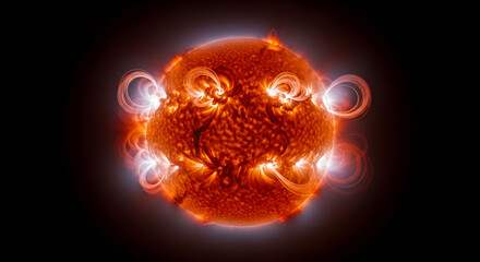 human brain in the dark