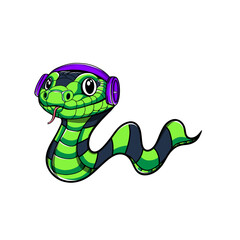 logo Mr. Snake — Ready to Strike with Style