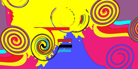 Obraz premium Cheerful and bright gradient background with a blend of orange, yellow, and pink. Ideal for summer or travel themes.