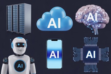 Visualizing artificial intelligence concepts from servers to smart devices and human cognition