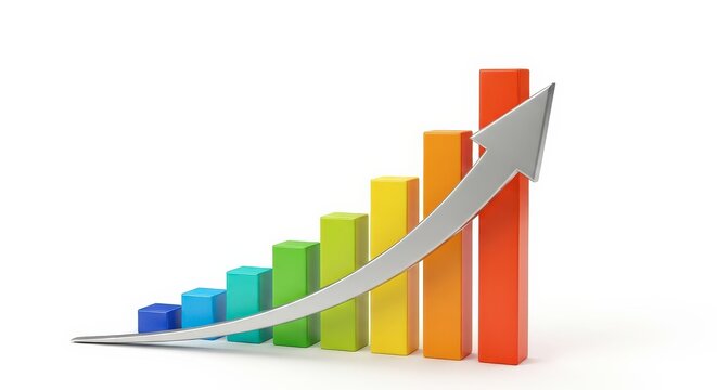 Visualizing Business Growth Through Bar Chart Statistics