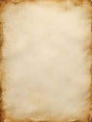 Vintage Aged Parchment Paper Background with Warm Beige Texture