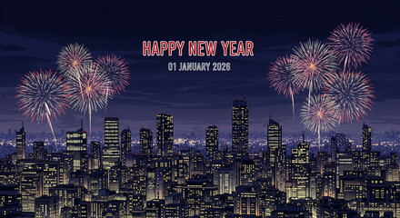 A diverse group of construction workers in hard hats and safety vests stand together at a building site with cranes and scaffolding.