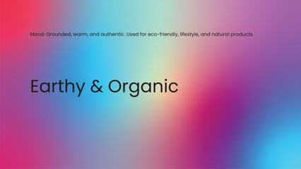 Modern spectrum color gradients set for graphic projects.