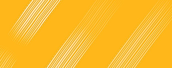 yellow background with diagonal white lines and dashed edges, creating a modern abstract pattern
