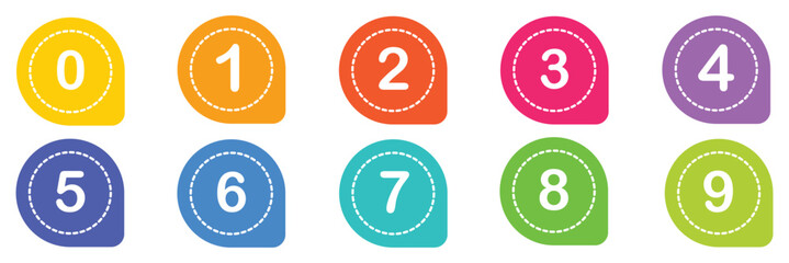 These are bullet points vector. EPS 10