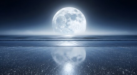 moon over water