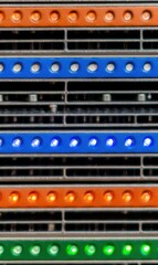 Fototapeta premium Professional Edge Computing Gateway Modern Real-Time Data Flow for Tech Marketing and High-Quality Advertising Content