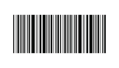 Black and White EAN Barcode Illustration Detail