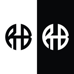 Letters RHB Circle Monogram Logo Stock Illustrations, Vectors and Clipart.