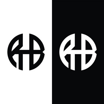 Letters RHB Circle Monogram Logo Stock Illustrations, Vectors and Clipart.
