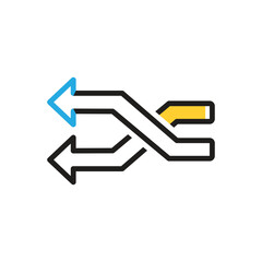 Multi color icon for changed