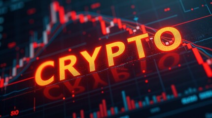 Crypto Financial Analysis:  A macro view delves into the digital currency market, visualizing its volatile nature and underlining investment trends.