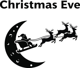 Christmas eve, a magical night of anticipation and wonder for holiday season