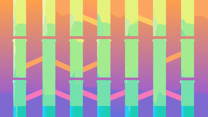Holographic Bamboo Plank Repeating Pattern Background