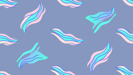 Holographic Driftwood Seamless Pattern Background